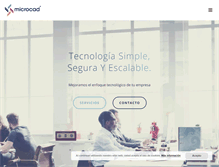 Tablet Screenshot of microcad.es